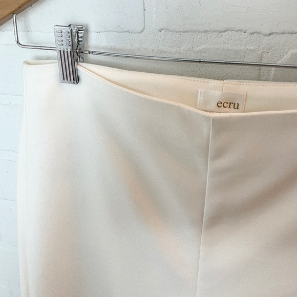 NWT Ecru Ankle Sailor Trousers Pants Off-White/Vanilla/Cream Flare Sz 4 or 6 - Picture 11 of 13